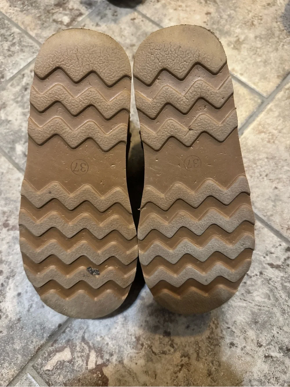 Women's Tan Suede Ankle Booties with Plush Lining
